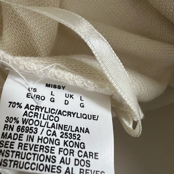 Theo Miles - Acrylic/ Wool Blend Elastic Waist Pencil Skirt - Picture 9 of 9